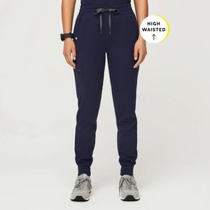 FIGS High Waisted Zamora Jogger in Navy